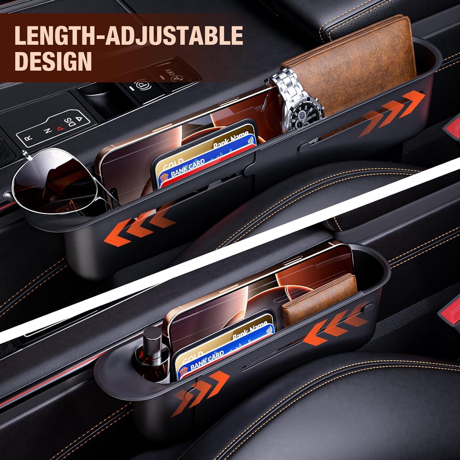 Organizador de Espacio entre Asientos de Coche Suacopzar Ajustable