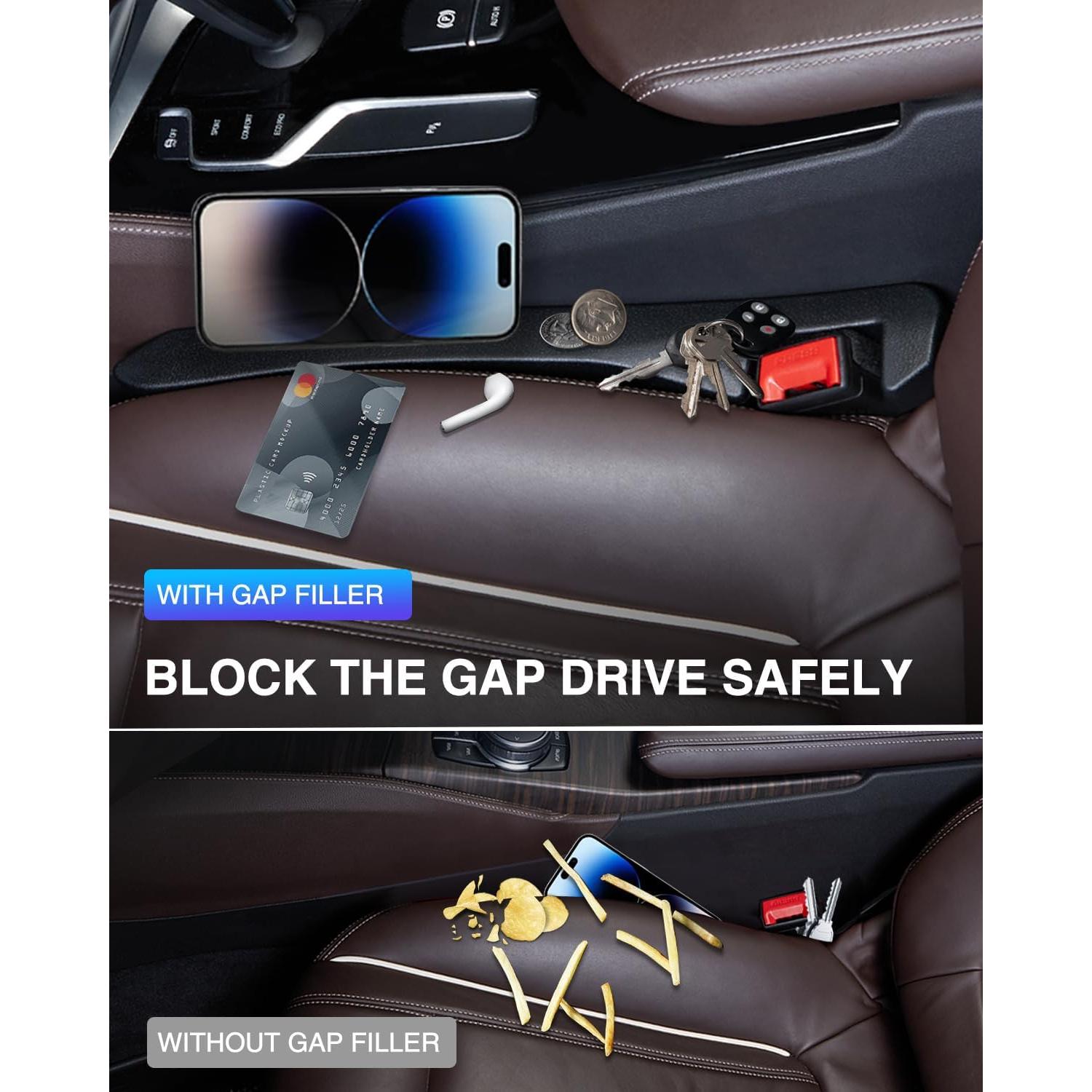 Relleno Espacio Asientos Coche Homaupt SGF01B Negro