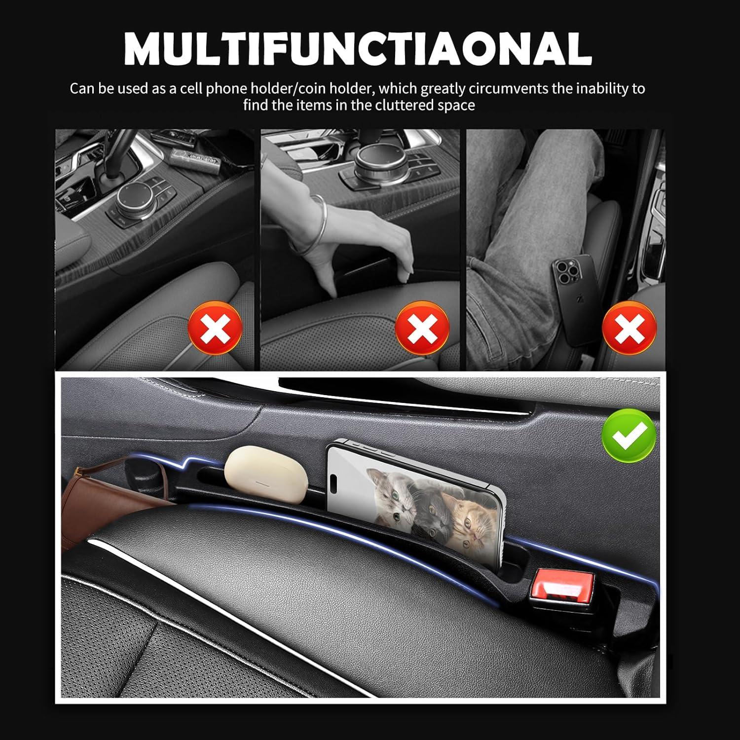 Organizador Relleno Espacio Asientos Coche YGDMD 42.7x5.5cm 2PCS