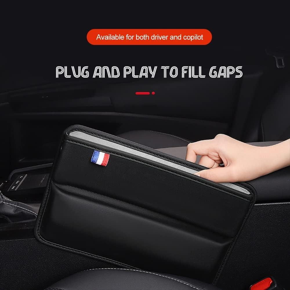 Relleno de Espacio entre Asientos de Coche ASUBHA - Organizador Negro