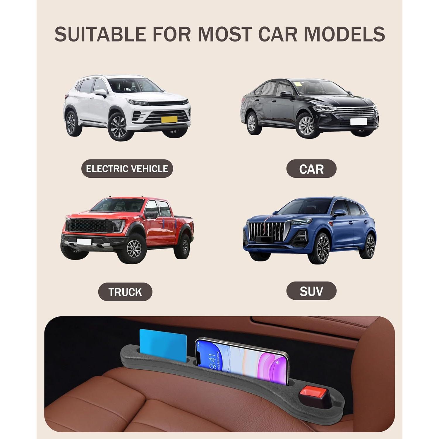 Relleno Universal para Espacio entre Asientos bylikeho - Negro