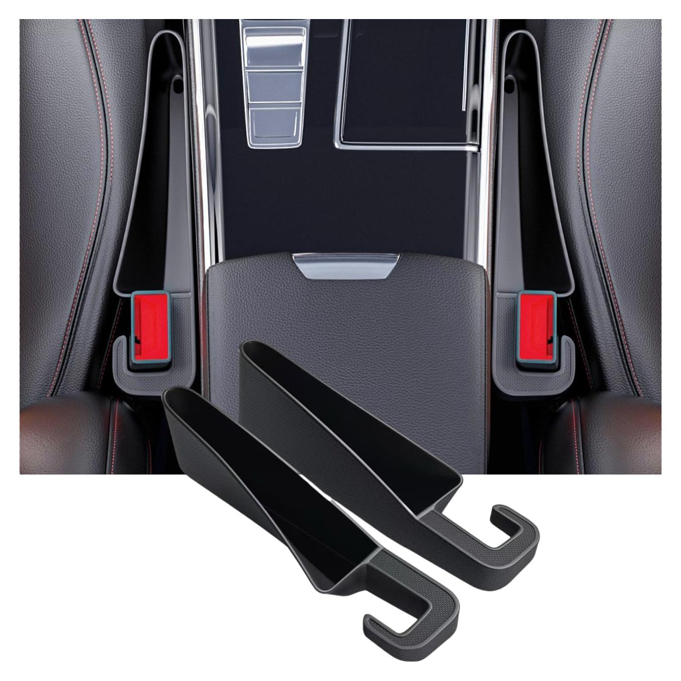 Organizador de Relleno Espacio entre Asientos DONTRD Negro - 2 Piezas