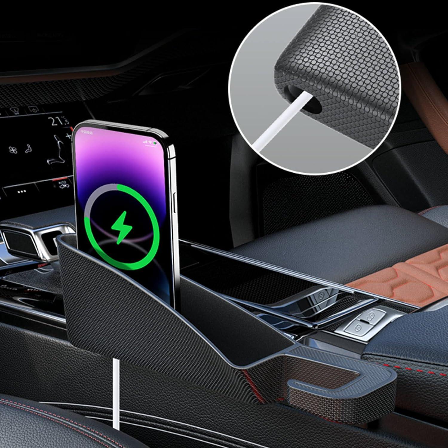 Organizador de Relleno Espacio entre Asientos DONTRD Negro - 2 Piezas