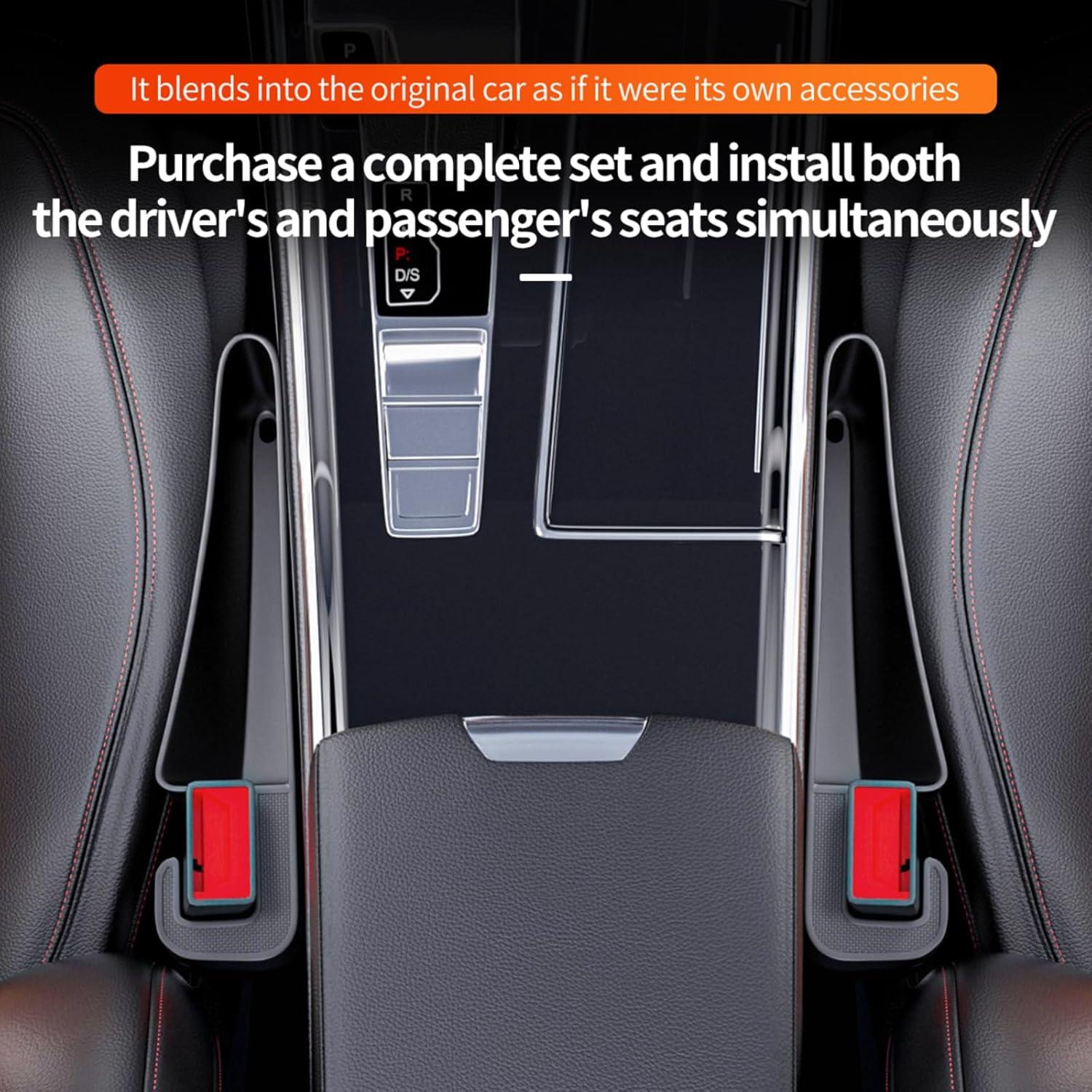 Organizador de Relleno Espacio entre Asientos DONTRD Negro - 2 Piezas