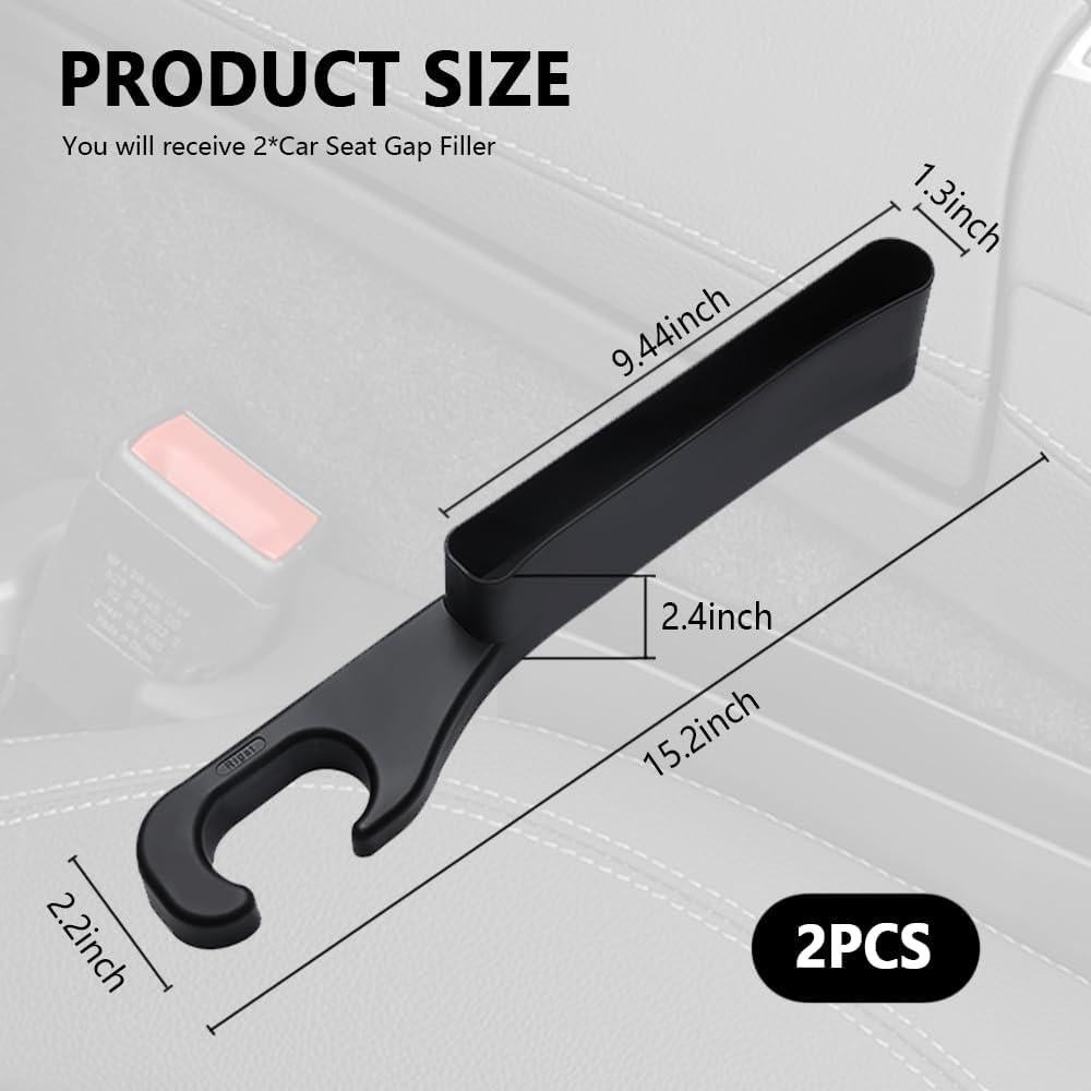 Relleno de Espacio para Asientos de Coche SSNNUU 2PCS Organizador
