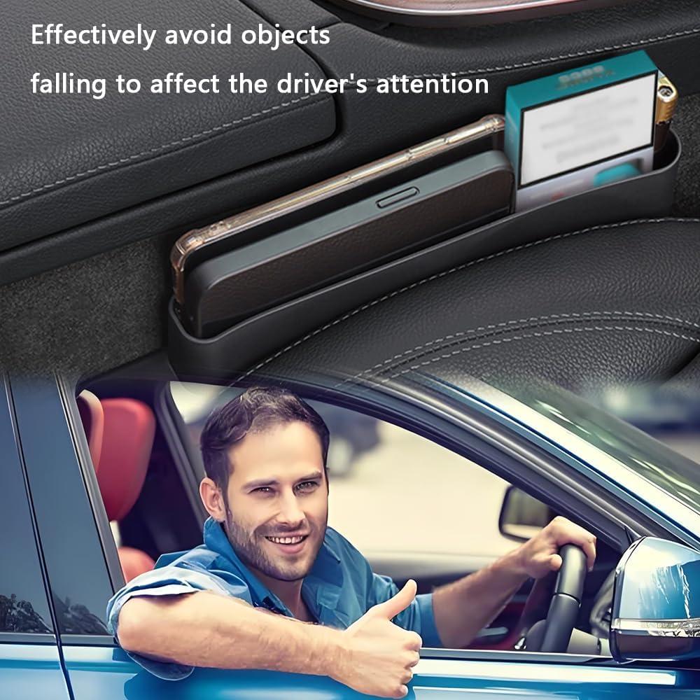 Relleno de Espacio para Asientos de Coche SSNNUU 2PCS Organizador