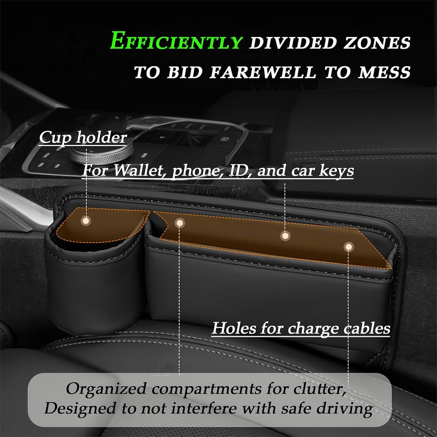 Organizador de Espacio entre Asientos LEQBO Negro - Un Par