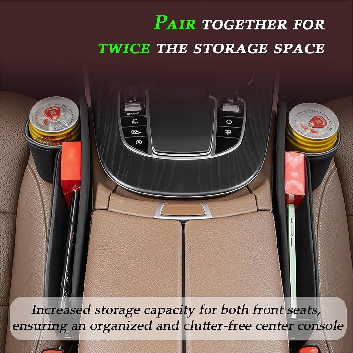 Organizador de Espacio entre Asientos LEQBO Negro - Un Par