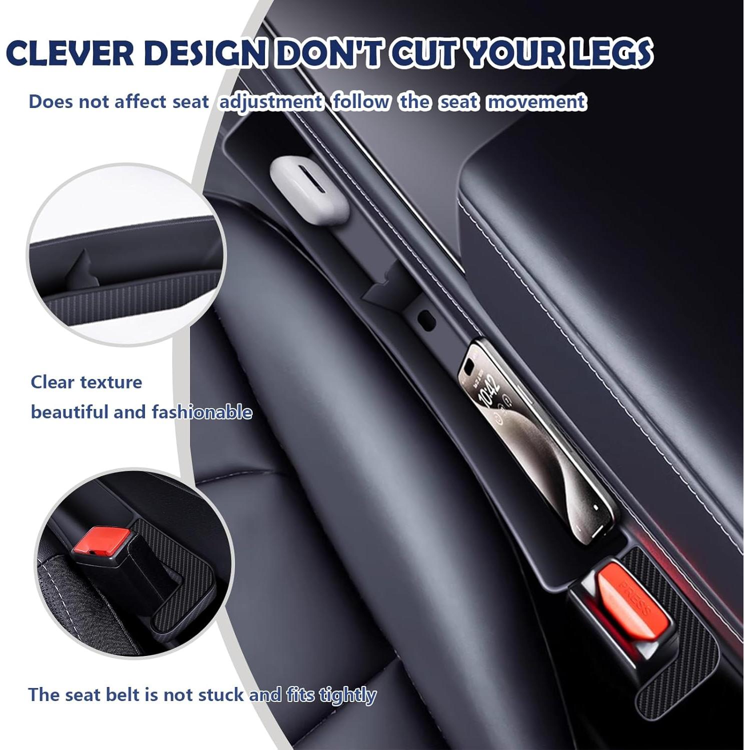 Organizador Relleno Espacio Asientos Coche ZHUMAOER USB 2 PCS