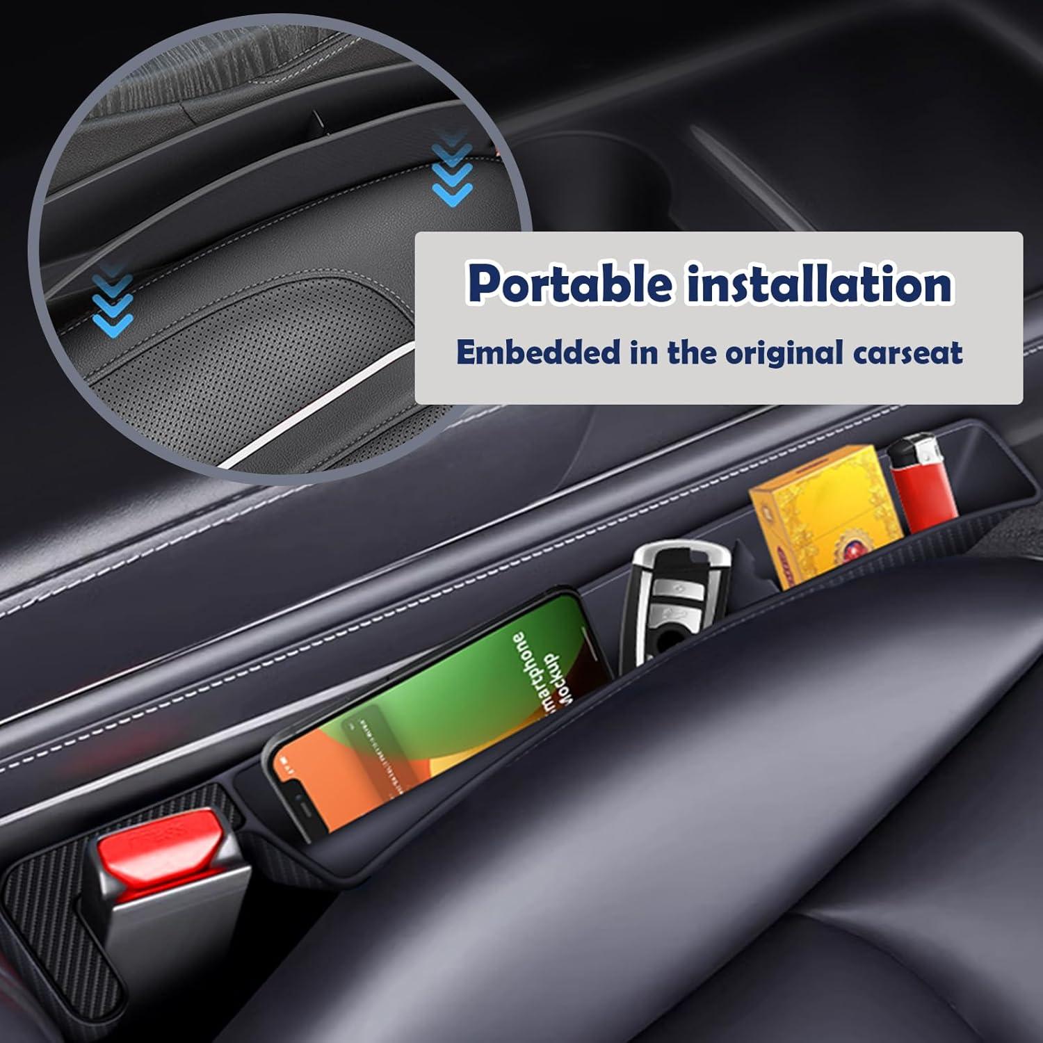 Organizador Relleno Espacio Asientos Coche ZHUMAOER USB 2 PCS