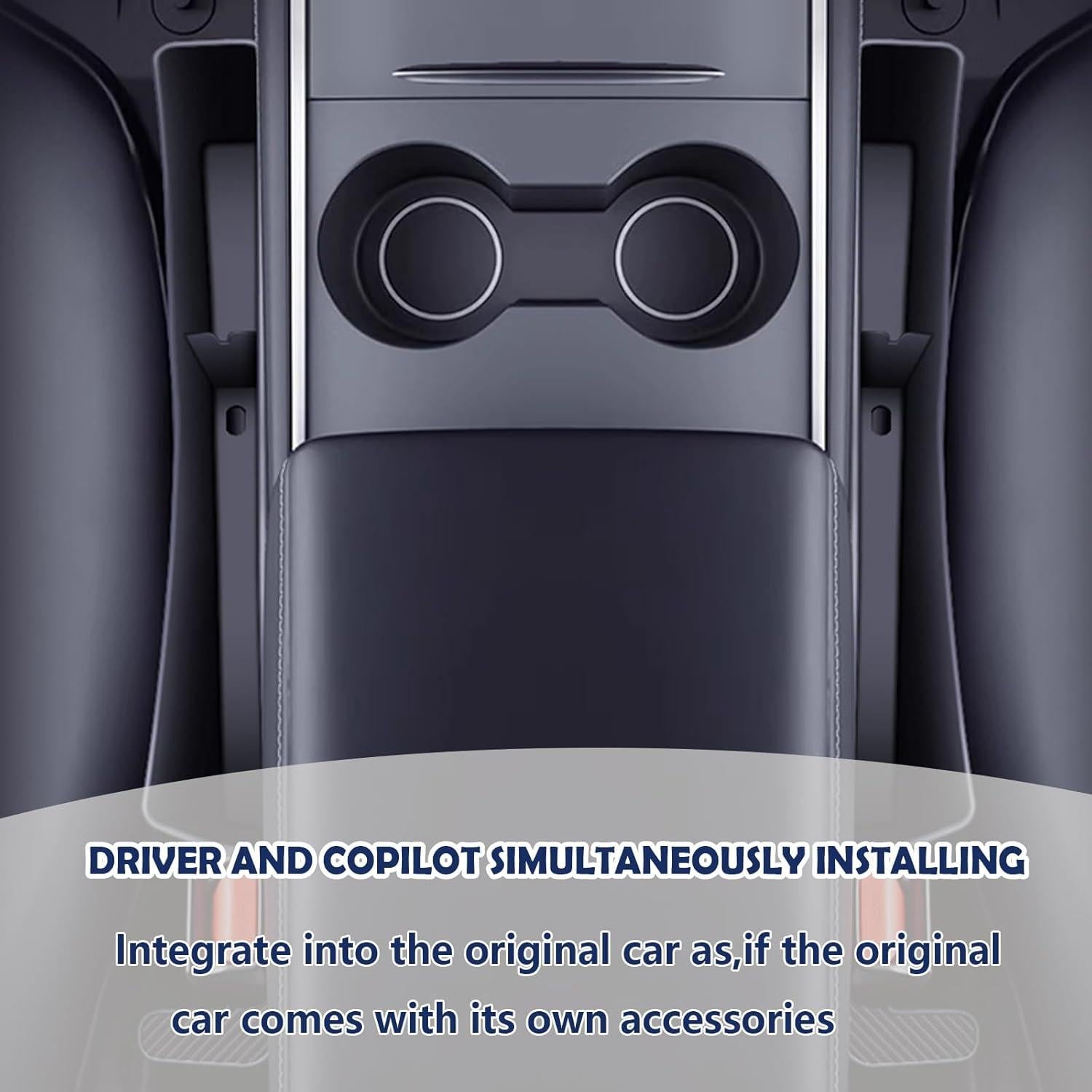 Organizador Relleno Espacio Asientos Coche ZHUMAOER USB 2 PCS