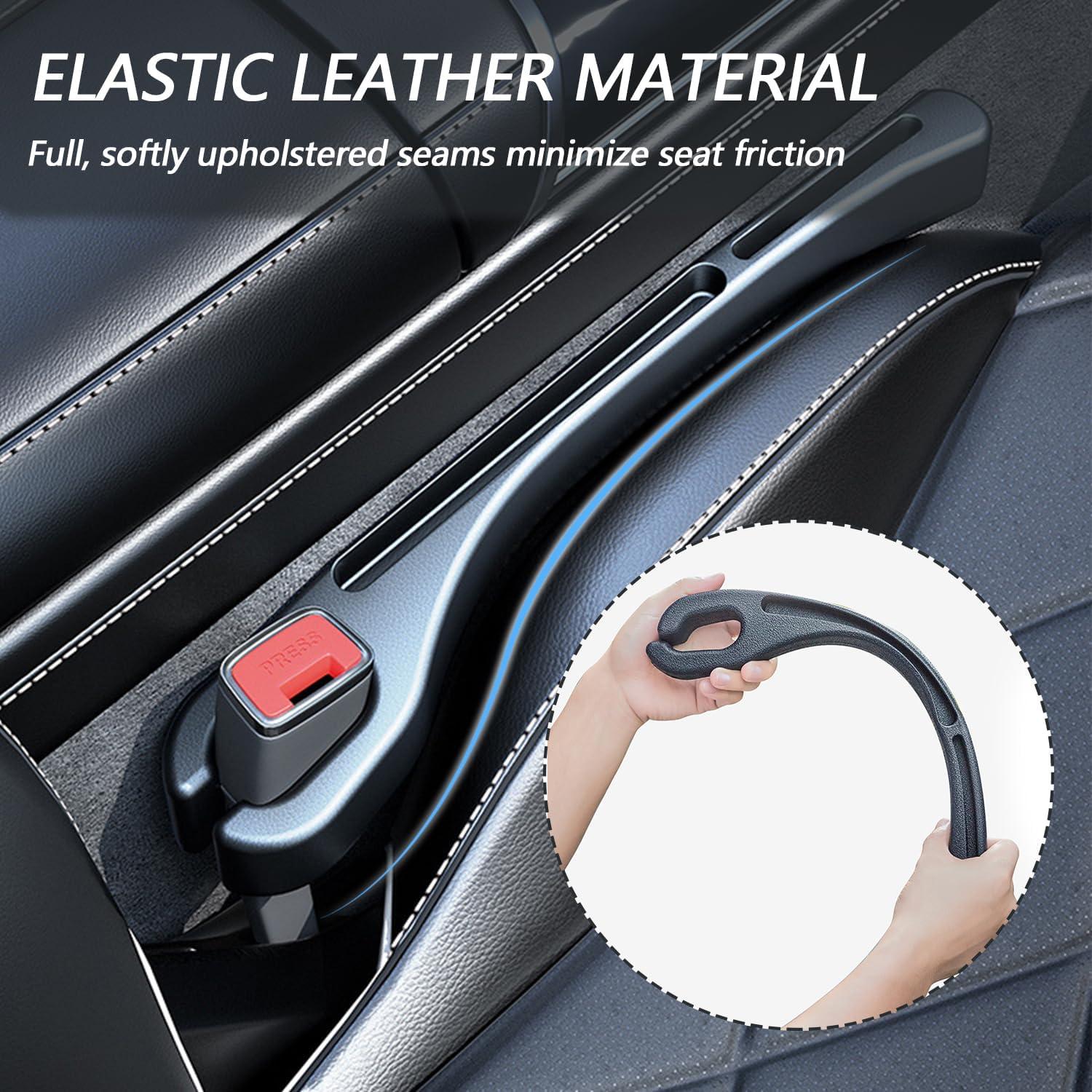 Relleno Espacio Asiento Coche LEIWOOR 2 Pcs Cuero PU