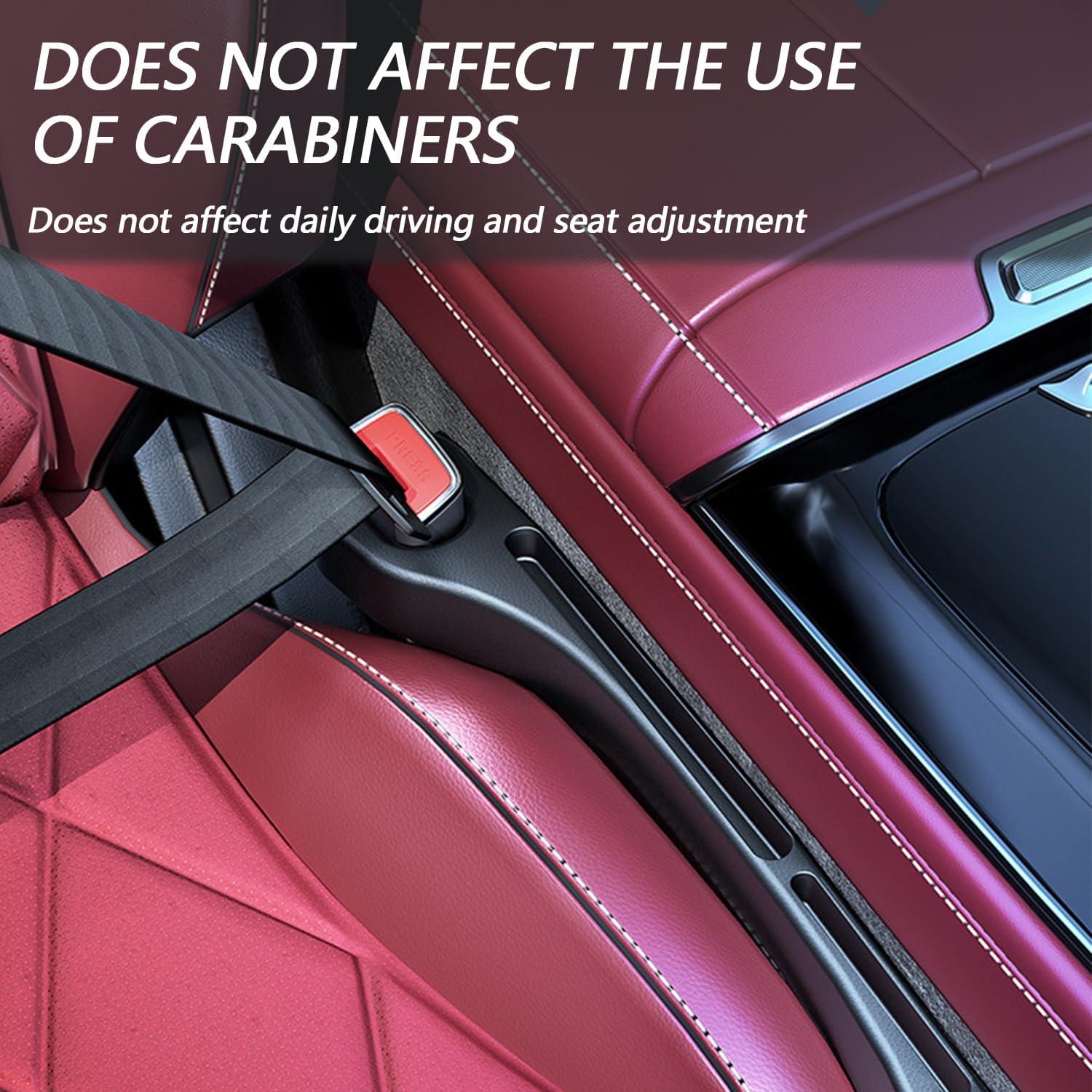 Relleno Espacio Asiento Coche LEIWOOR 2 Pcs Cuero PU