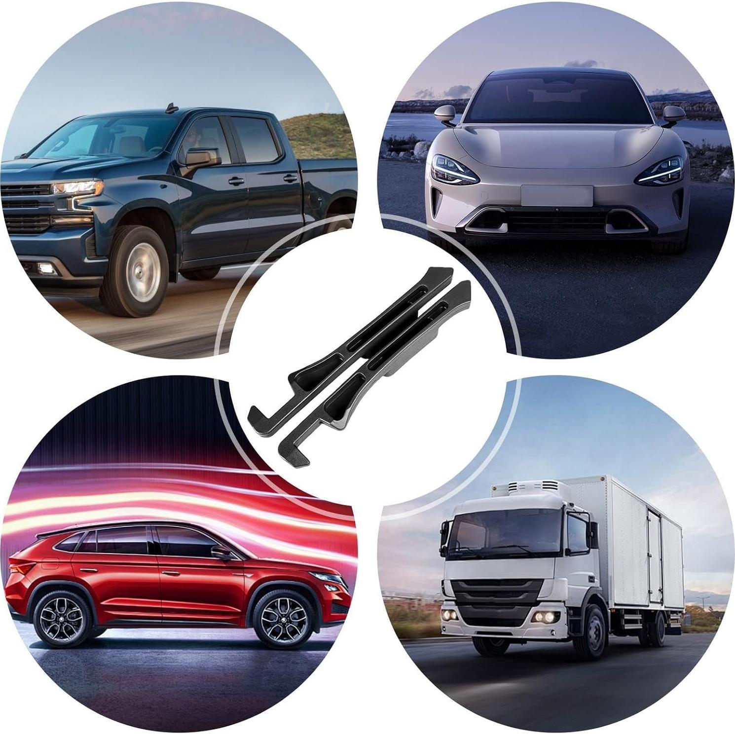 Relleno Espacio entre Asientos de Coche NXCYZY 2 Piezas Negro