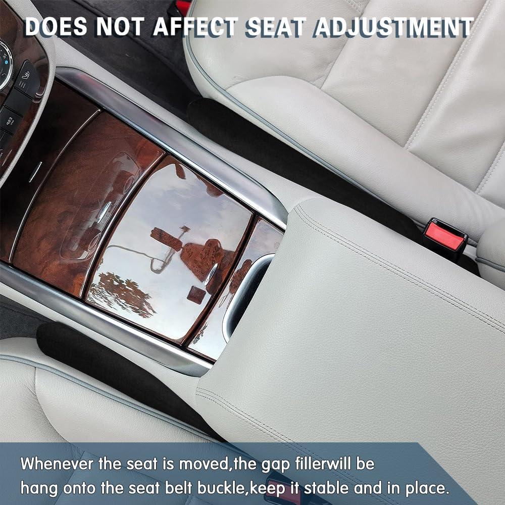 Relleno de Espacio entre Asientos de Coche Middrivr Negro 2 Pcs