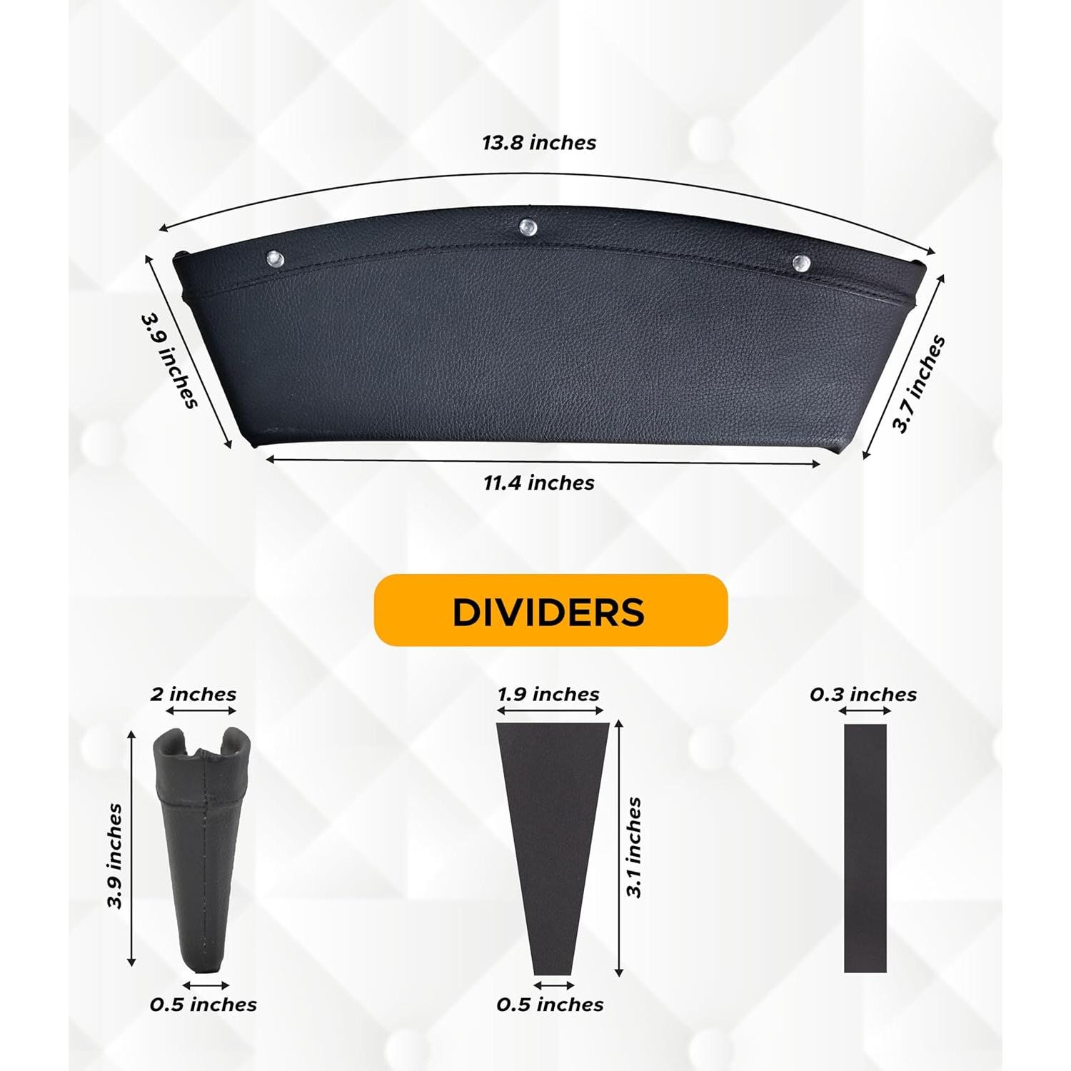 Organizador Relleno de Espacio entre Asientos EcoNour 2 en 1