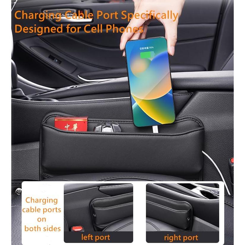 Organizador de Relleno para Espacio entre Asientos de Coche BEENLE - 3 Unidades