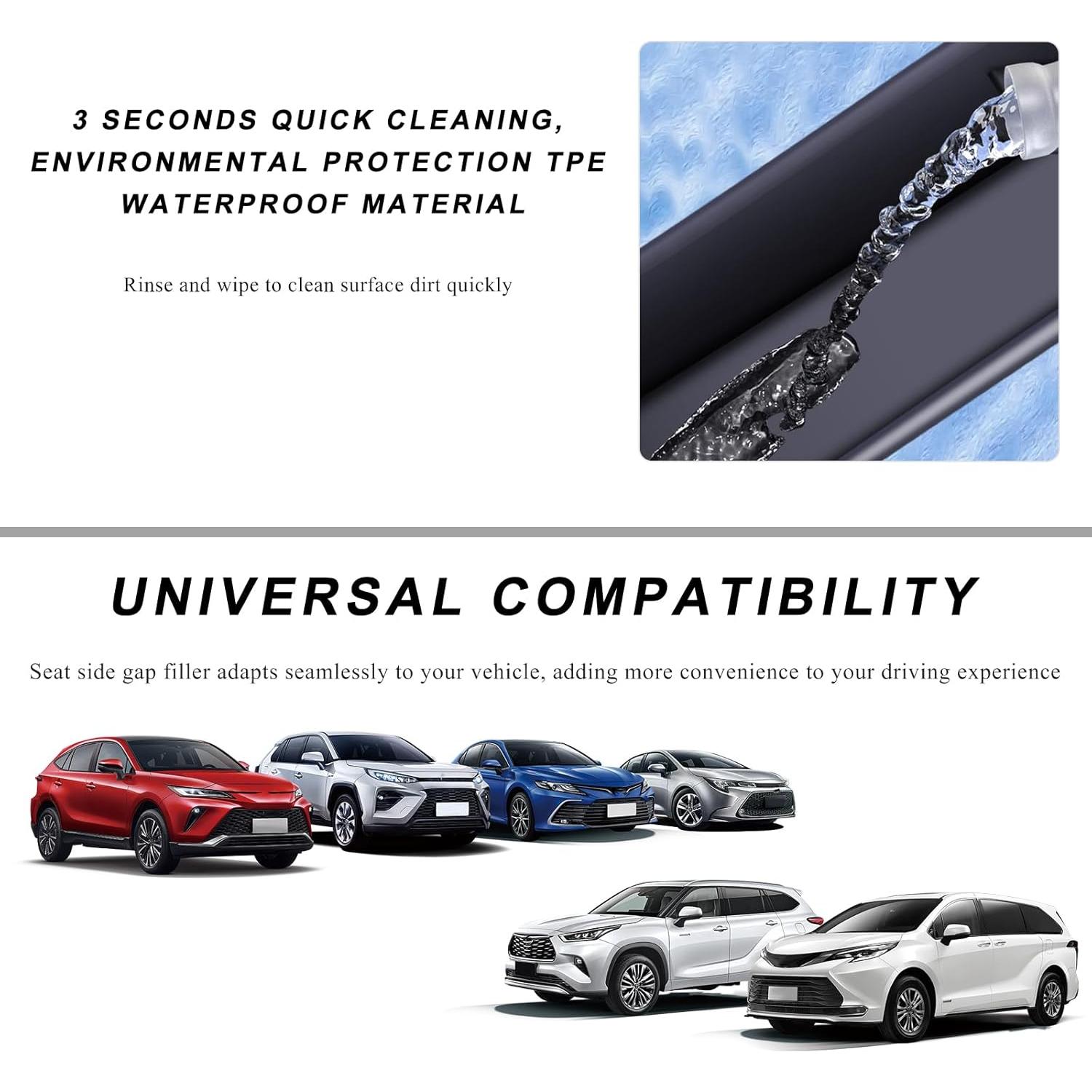 Organizador de Relleno Espacio Asientos Coche SHMZK 2PCS Rojo