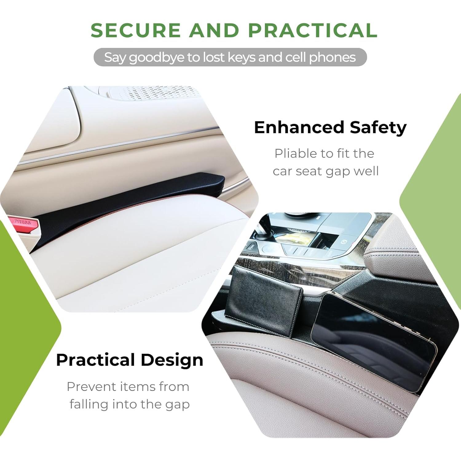 Relleno Espacio Asiento Coche Ompellus 2 Piezas Ajuste Universal