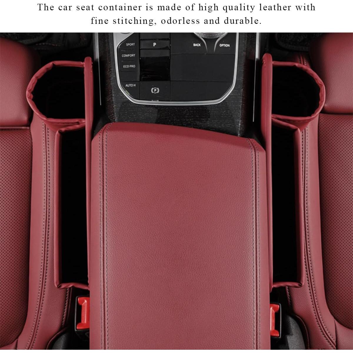 Organizador de Espacio entre Asientos Ohleats - Negro - Con Portavasos