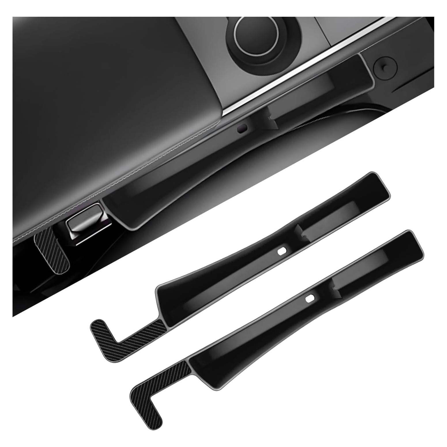 Organizador de Relleno de Espacio entre Asientos FSTURIOS 2 PCS Negro