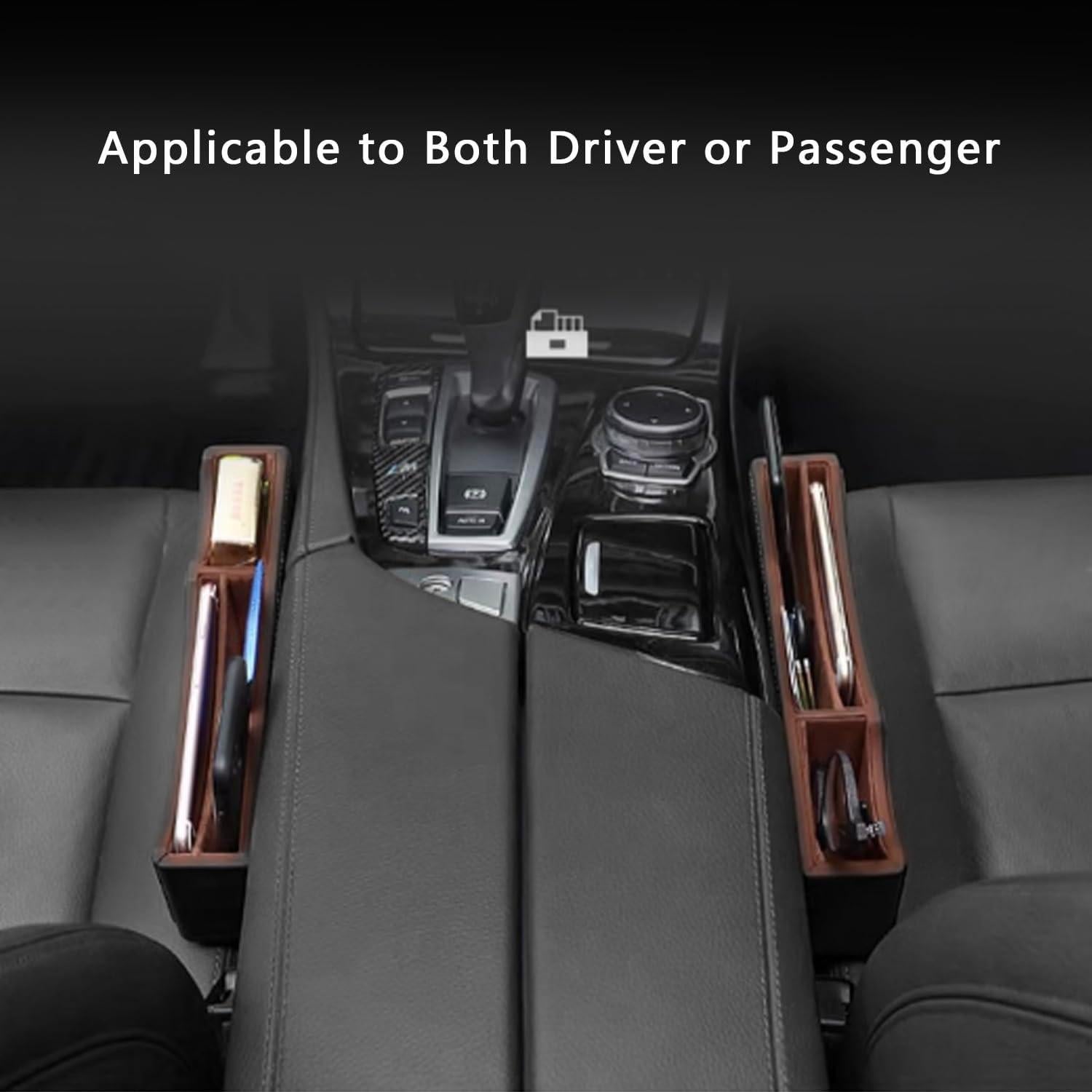 Organizador de Asiento TOPABYTE para BMW - Relleno Espacio 26.2x8x21.2cm