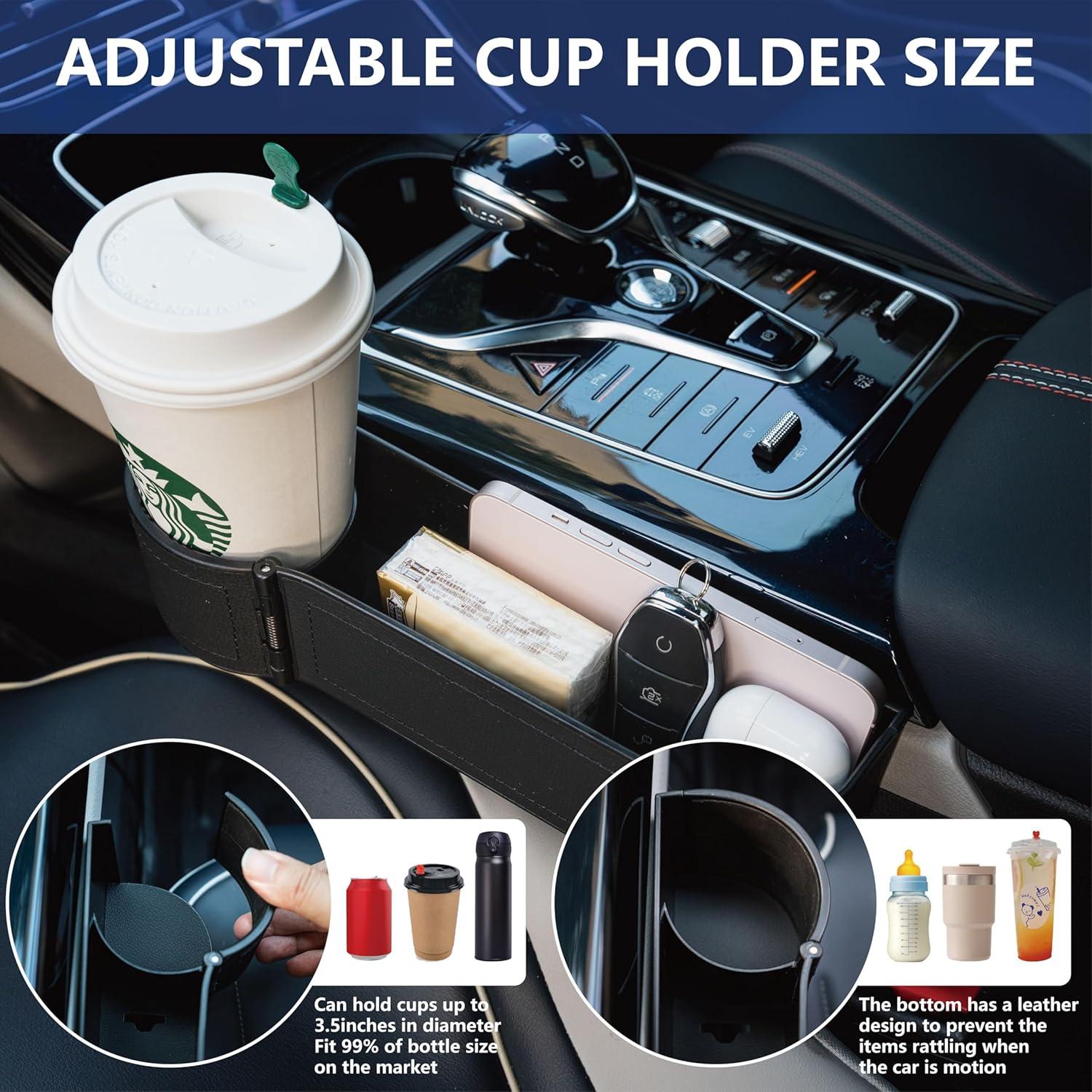 Organizador de Relleno para Hueco de Asiento LELOYMO Negro