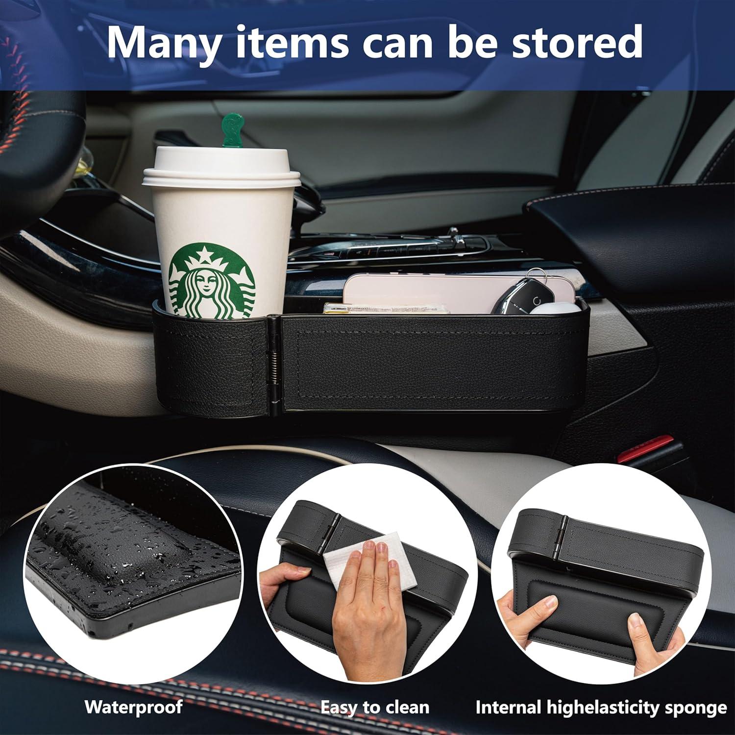 Organizador de Relleno para Hueco de Asiento LELOYMO Negro