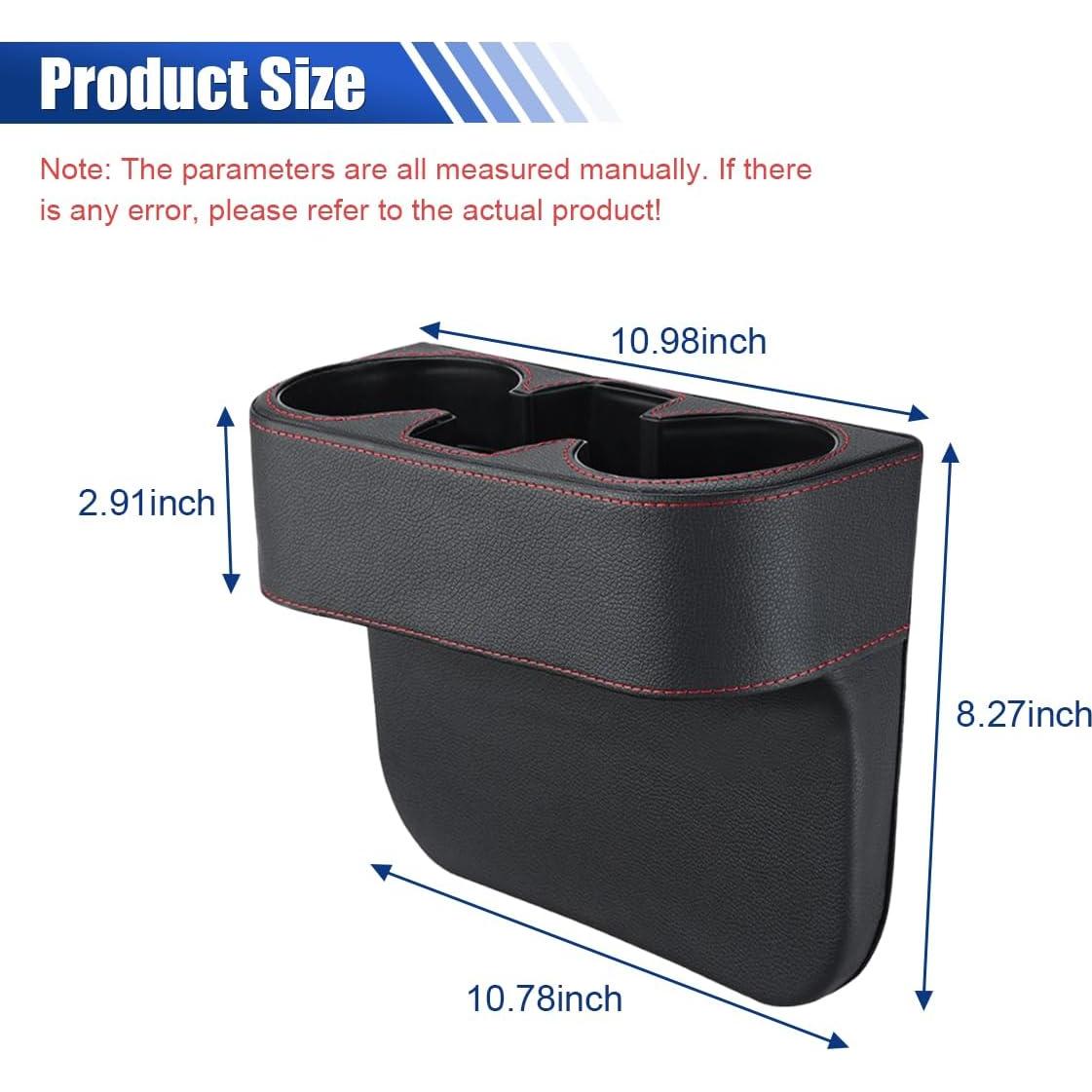 Soporte para Taza de Coche KITUREK Negro, Organizador Multifuncional