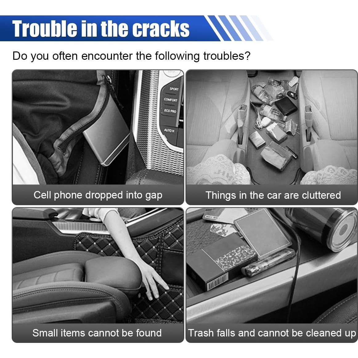 Soporte para Taza de Coche KITUREK Negro, Organizador Multifuncional