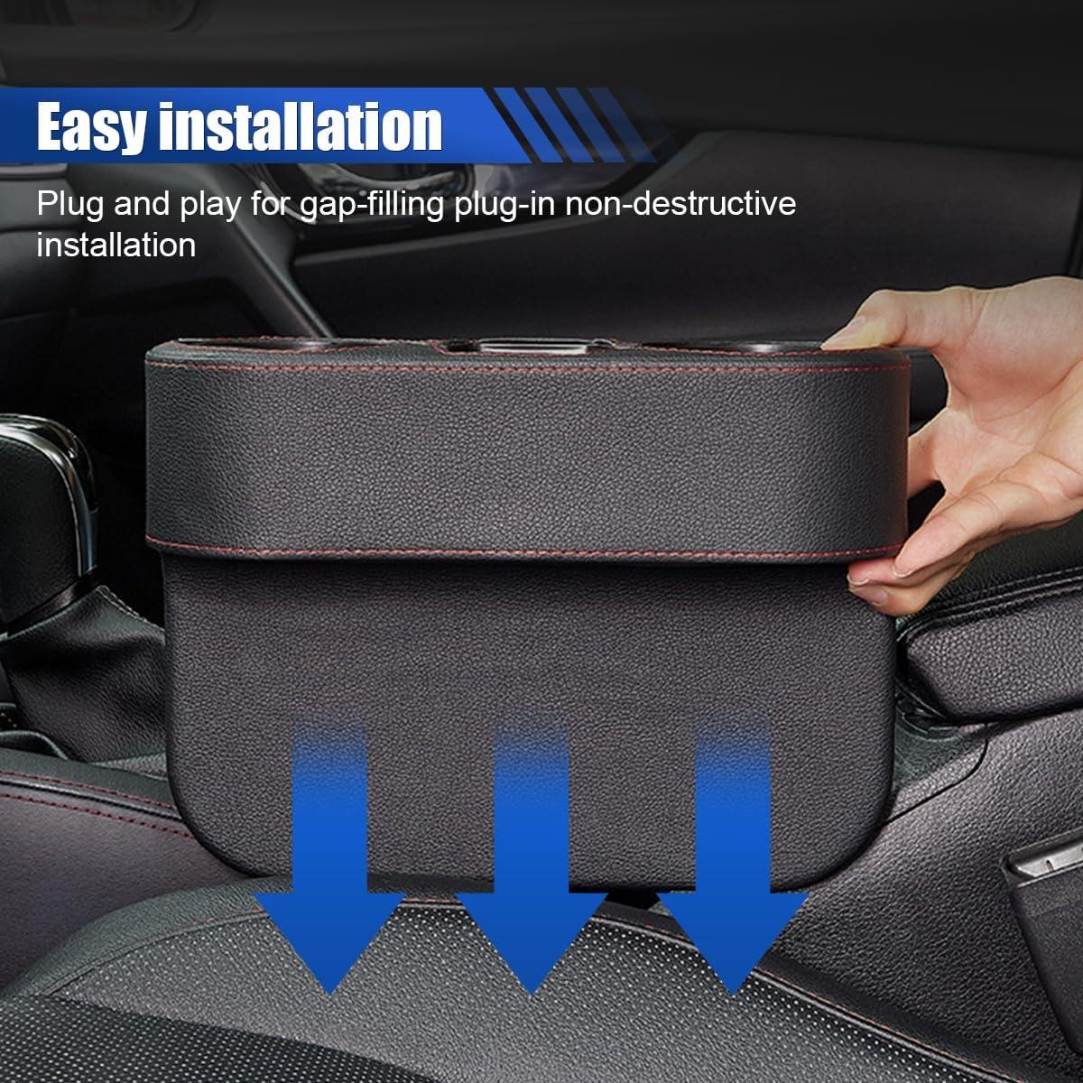 Soporte para Taza de Coche KITUREK Negro, Organizador Multifuncional