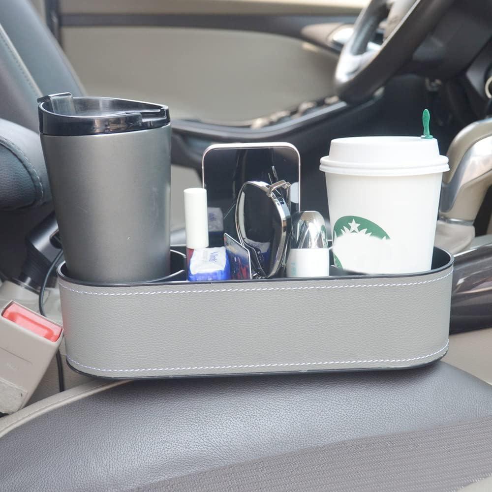 Organizador de Soporte para Tazas de Auto BTEXPECT Gris Claro