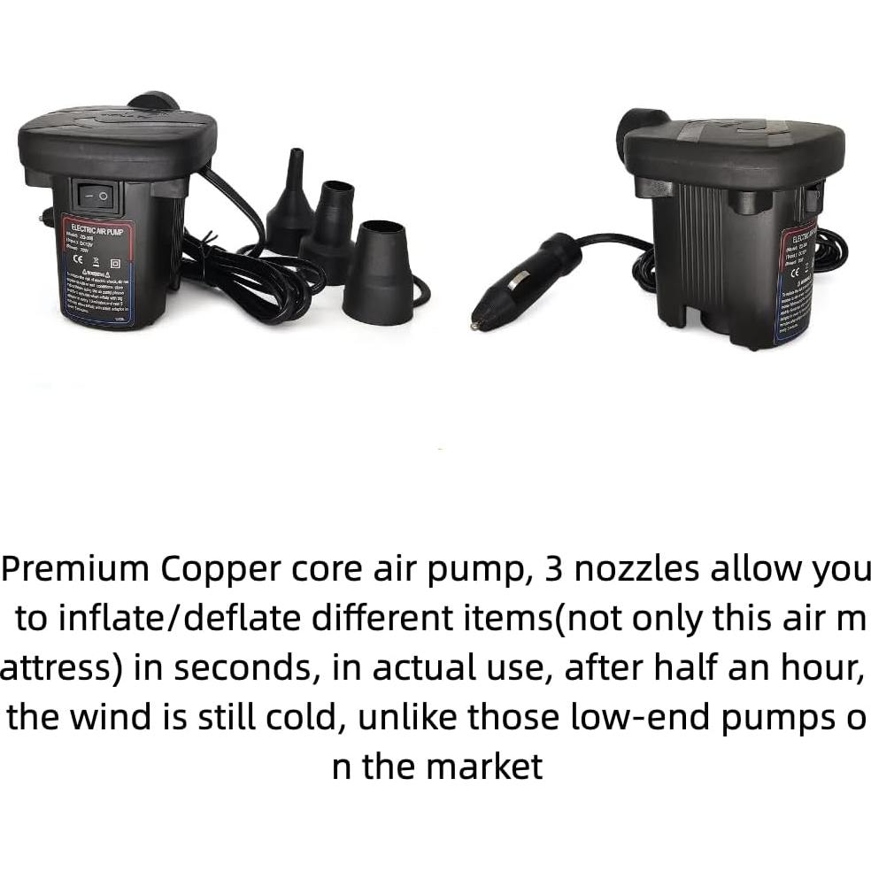 Colchón Inflable para Coche xixikiss 130x38cm 300kg