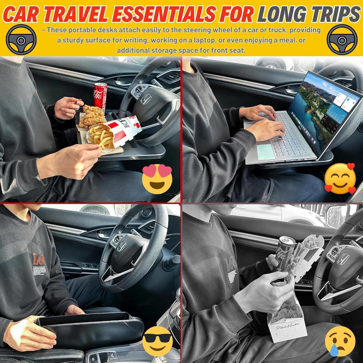 Escritorio de Volante Qlhshop - Bandeja Multifuncional 36.9x27.9cm