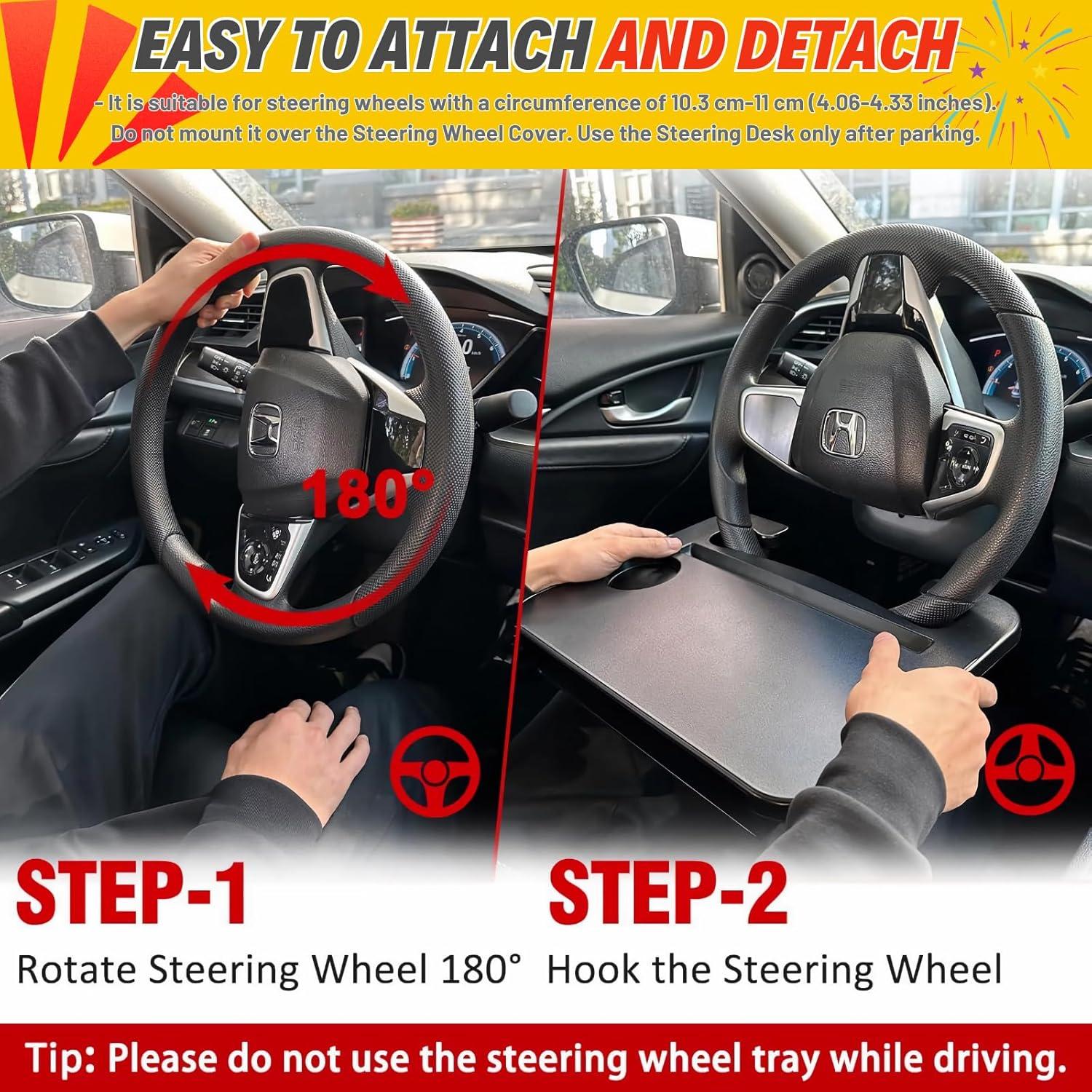 Escritorio de Volante Qlhshop - Bandeja Multifuncional 36.9x27.9cm