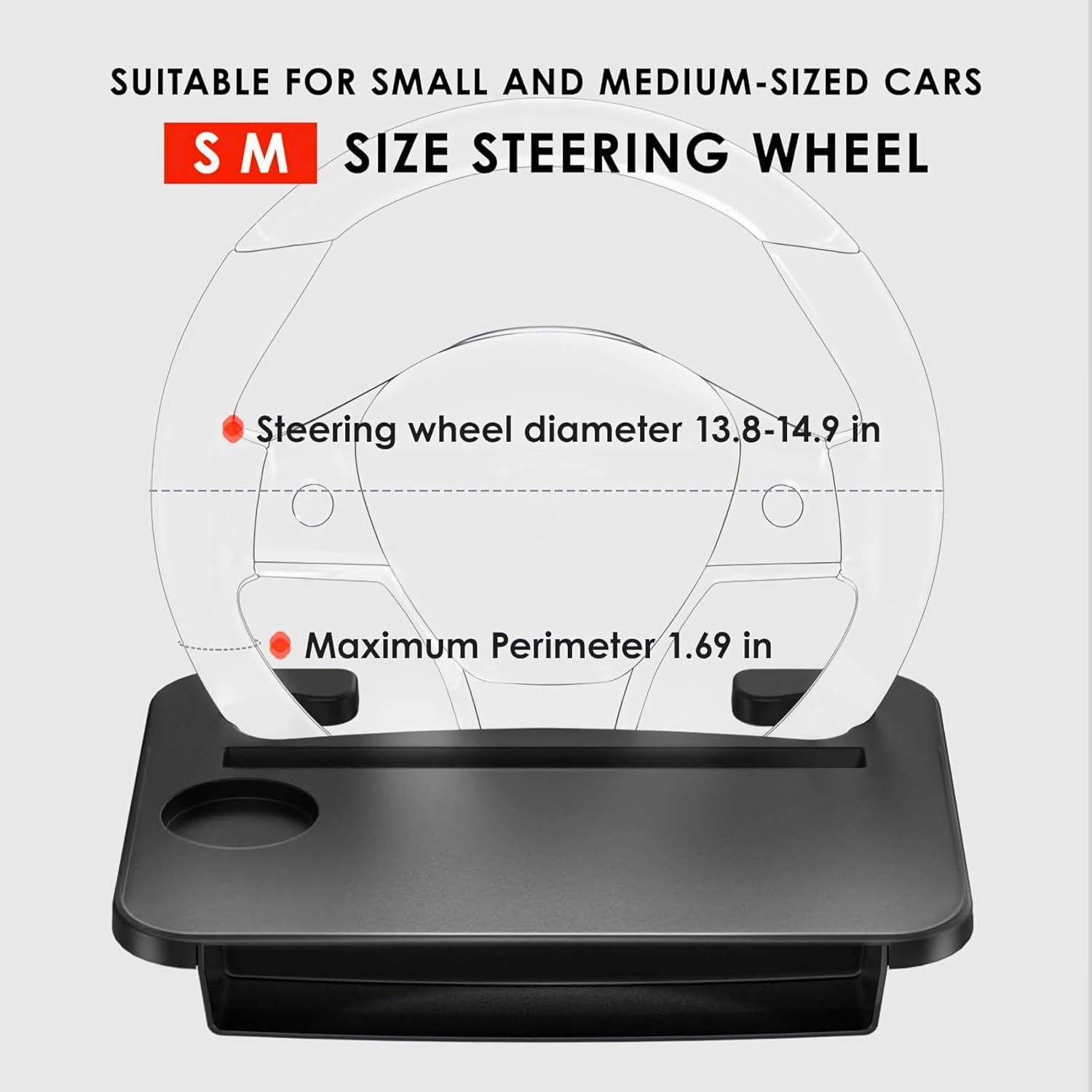 Escritorio de Volante Qlhshop - Bandeja Multifuncional 36.9x27.9cm