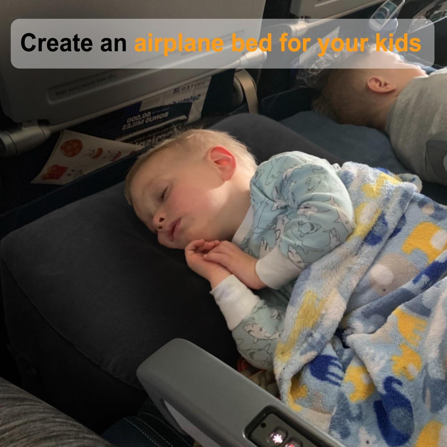 Almohada Inflable Maliton para Descanso de Pies - 2 Paquete Negro