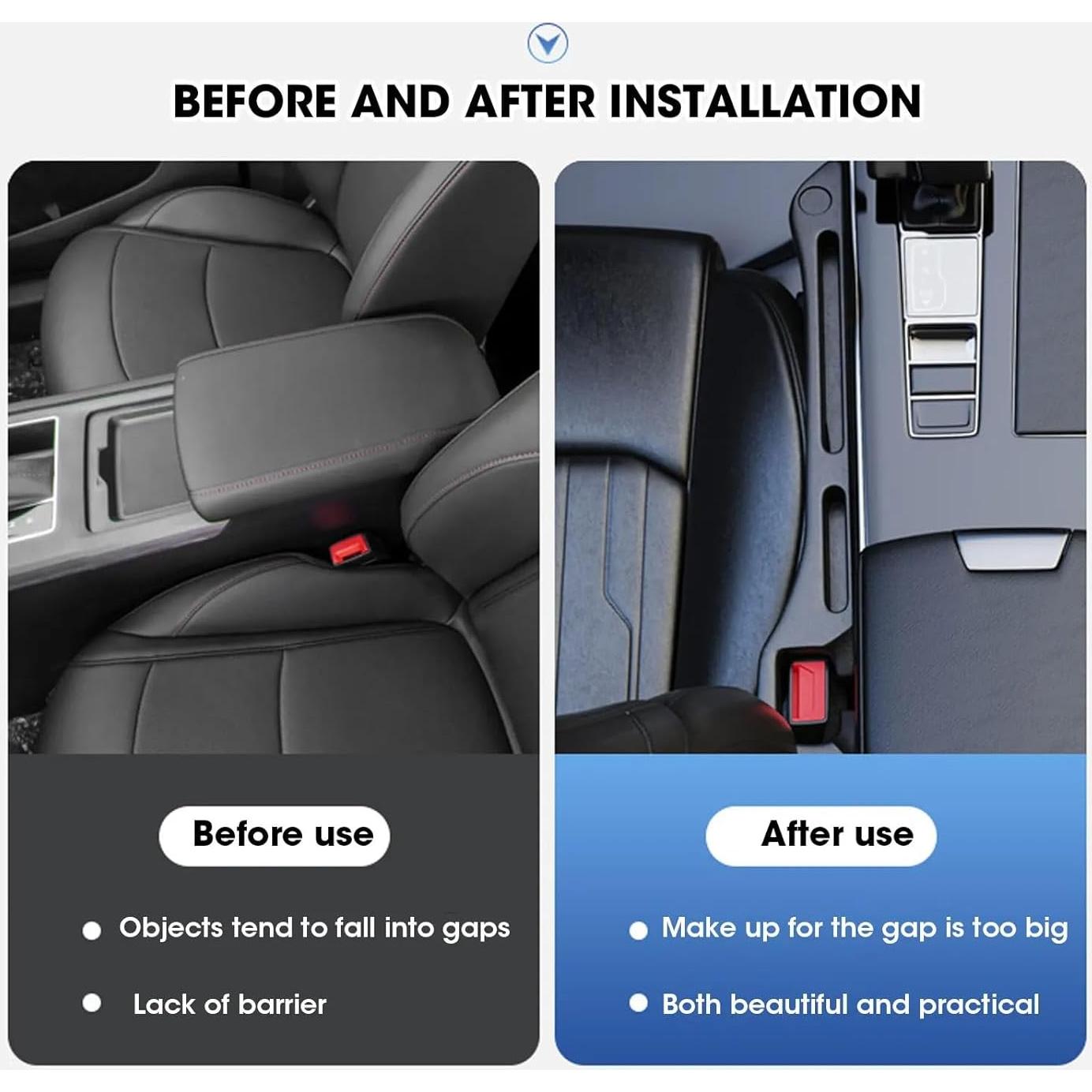 Organizador Relleno Espacio entre Asientos NEYDADU 2 Piezas