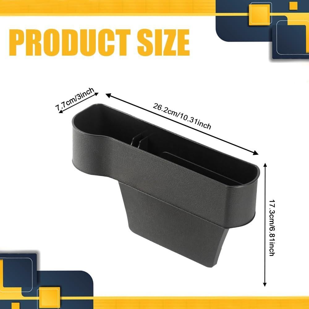 Organizador de Relleno Espacio Asientos Auto Tecledsn Negro 2 Pzs