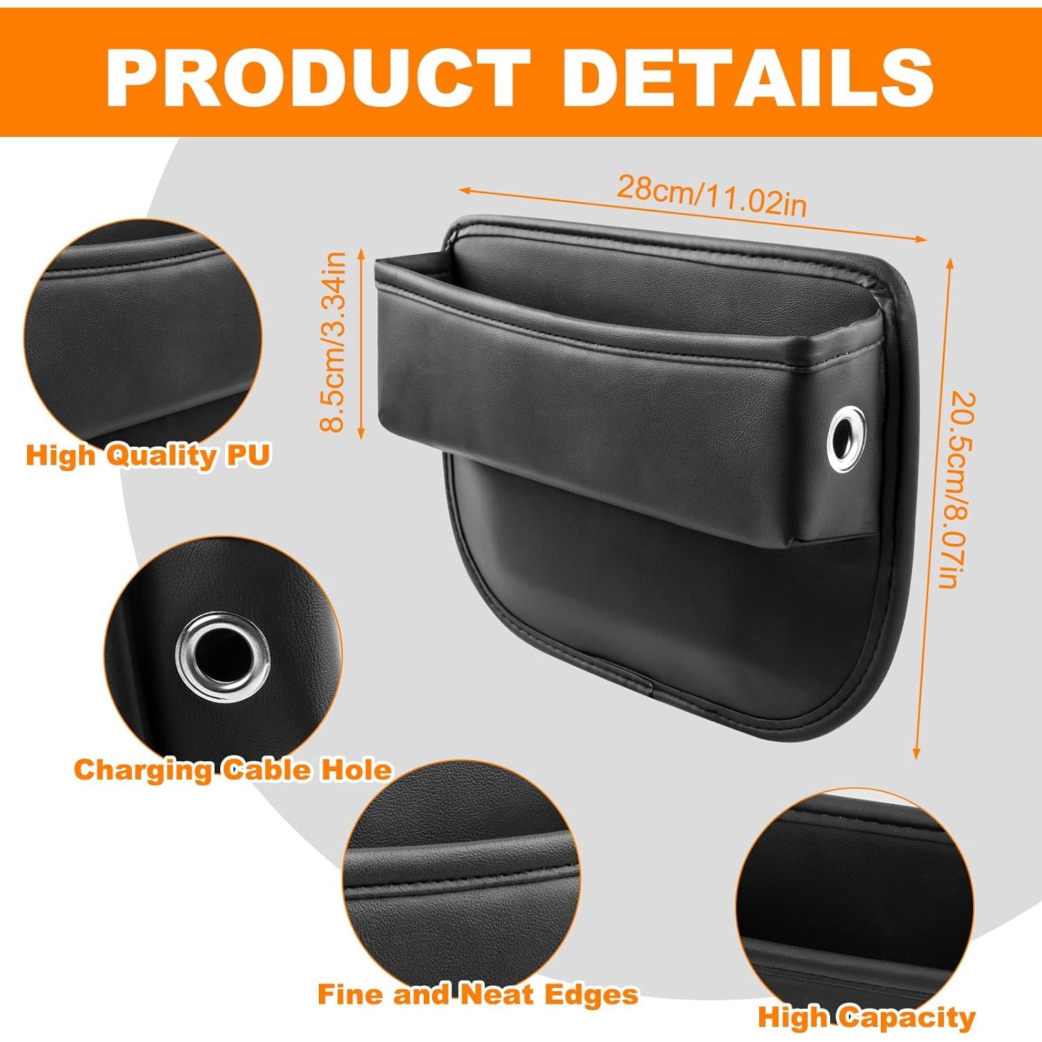 Organizador de Relleno de Espacio entre Asientos de Coche Deesalio