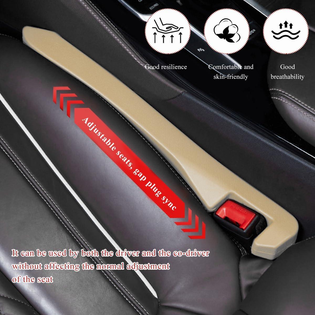 Relleno Espacio Asientos Coche MUQIDA 2PCS Beige Universal