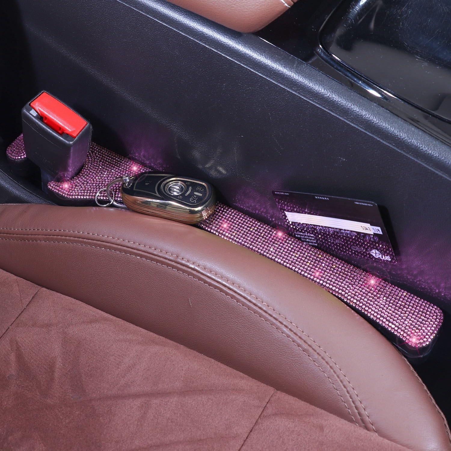 Relleno Espacio Asientos Coche Briwill Rosa Brillante - 2 Pzs