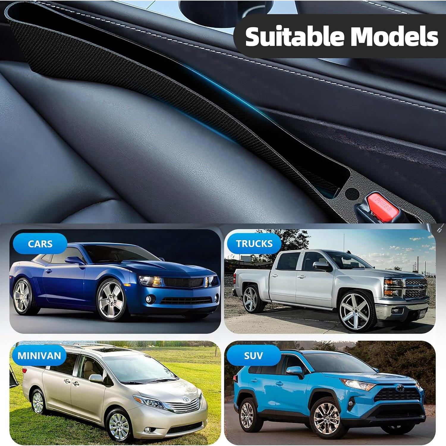 Organizador de Asientos de Coche Yojunauto - Relleno Espacio Lateral (2 Pzs)