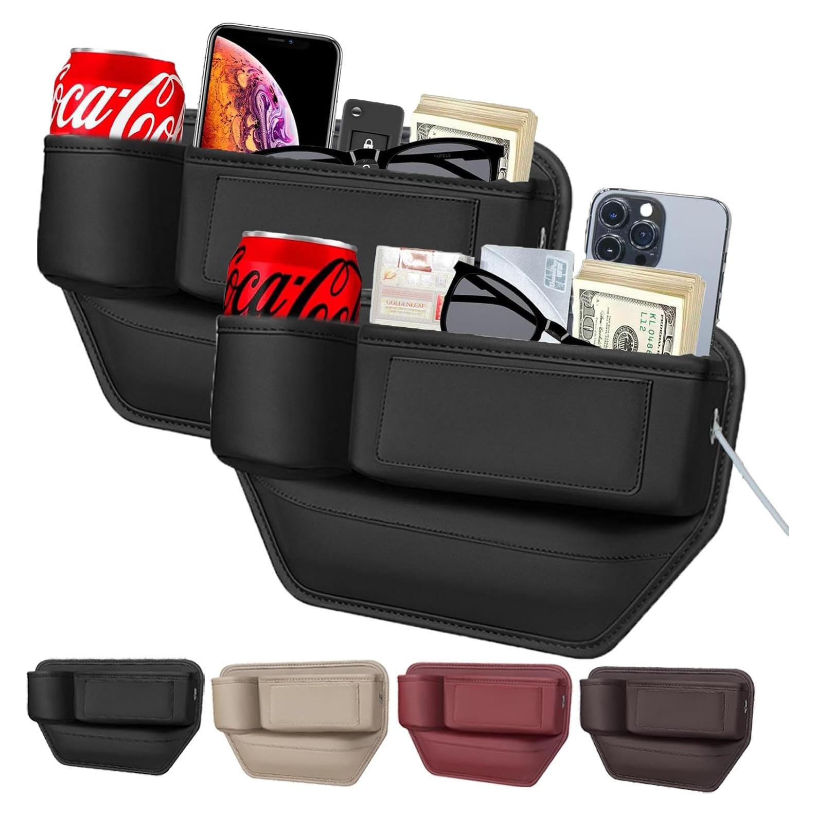 Organizador de Espacio entre Asientos Suflywe - 2 Piezas Negro