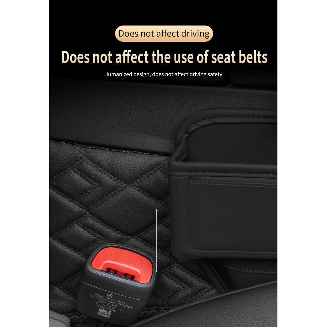 Organizador de Espacio entre Asientos Suflywe - 2 Piezas Negro