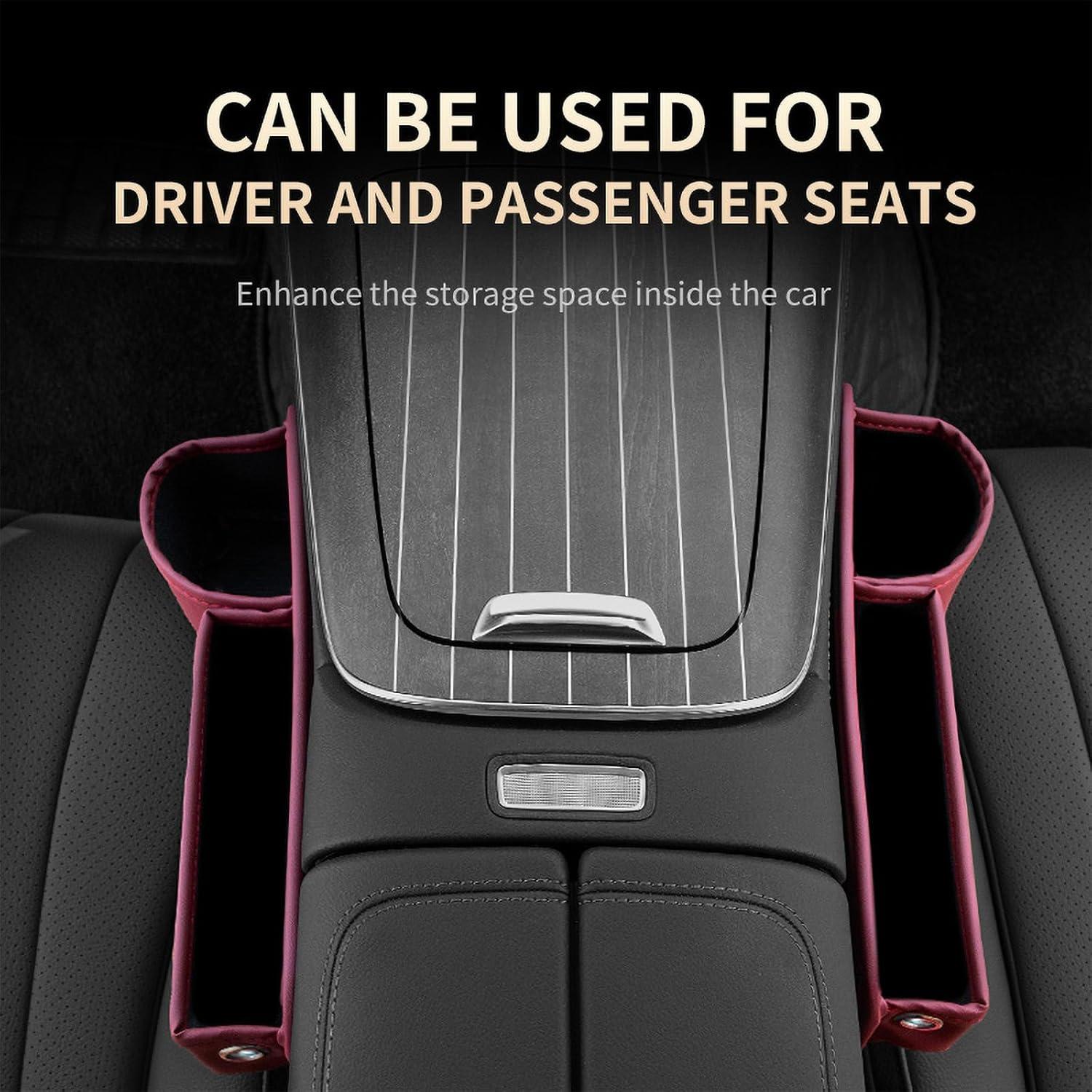 Organizador de Espacio entre Asientos Suflywe - 2 Piezas Negro