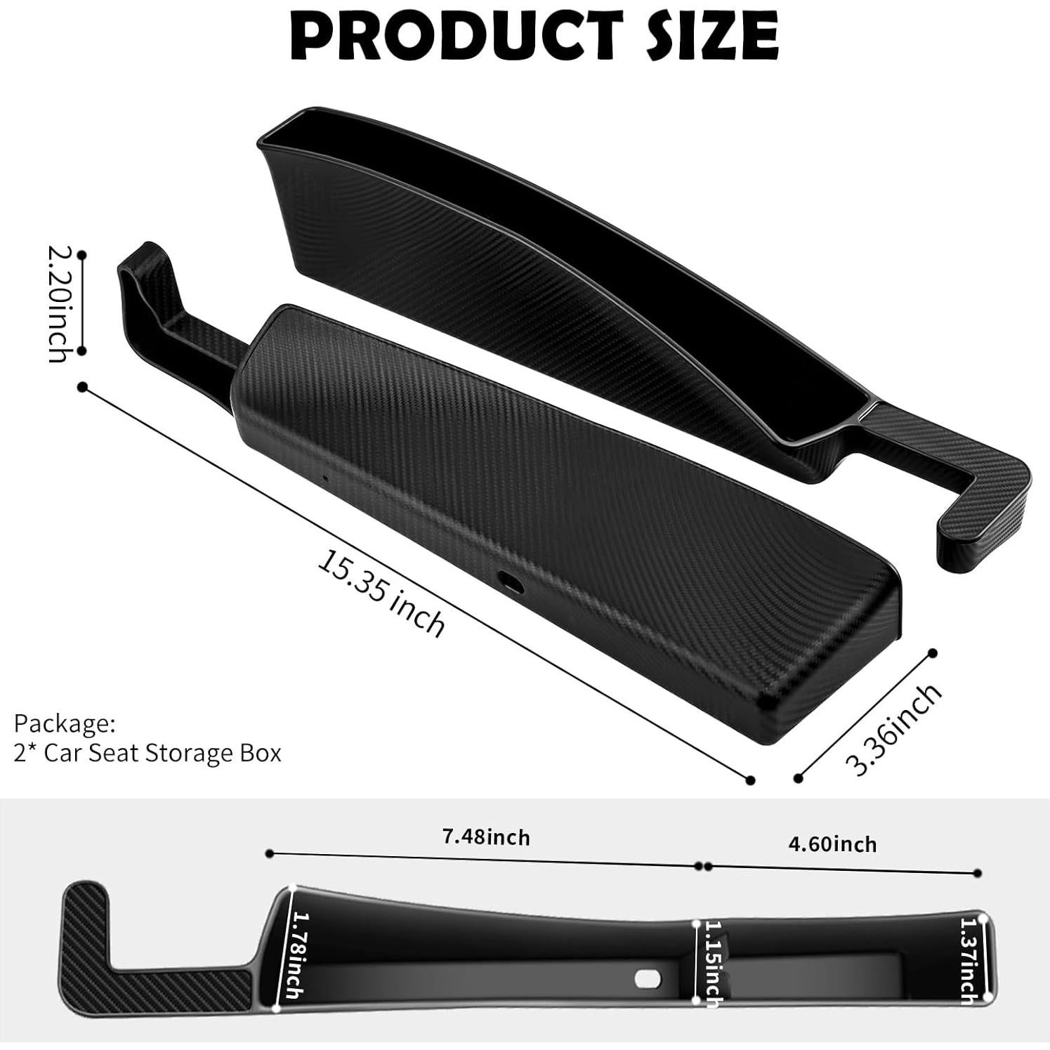 Organizador de Espacio entre Asientos de Coche YGDMD - Negro