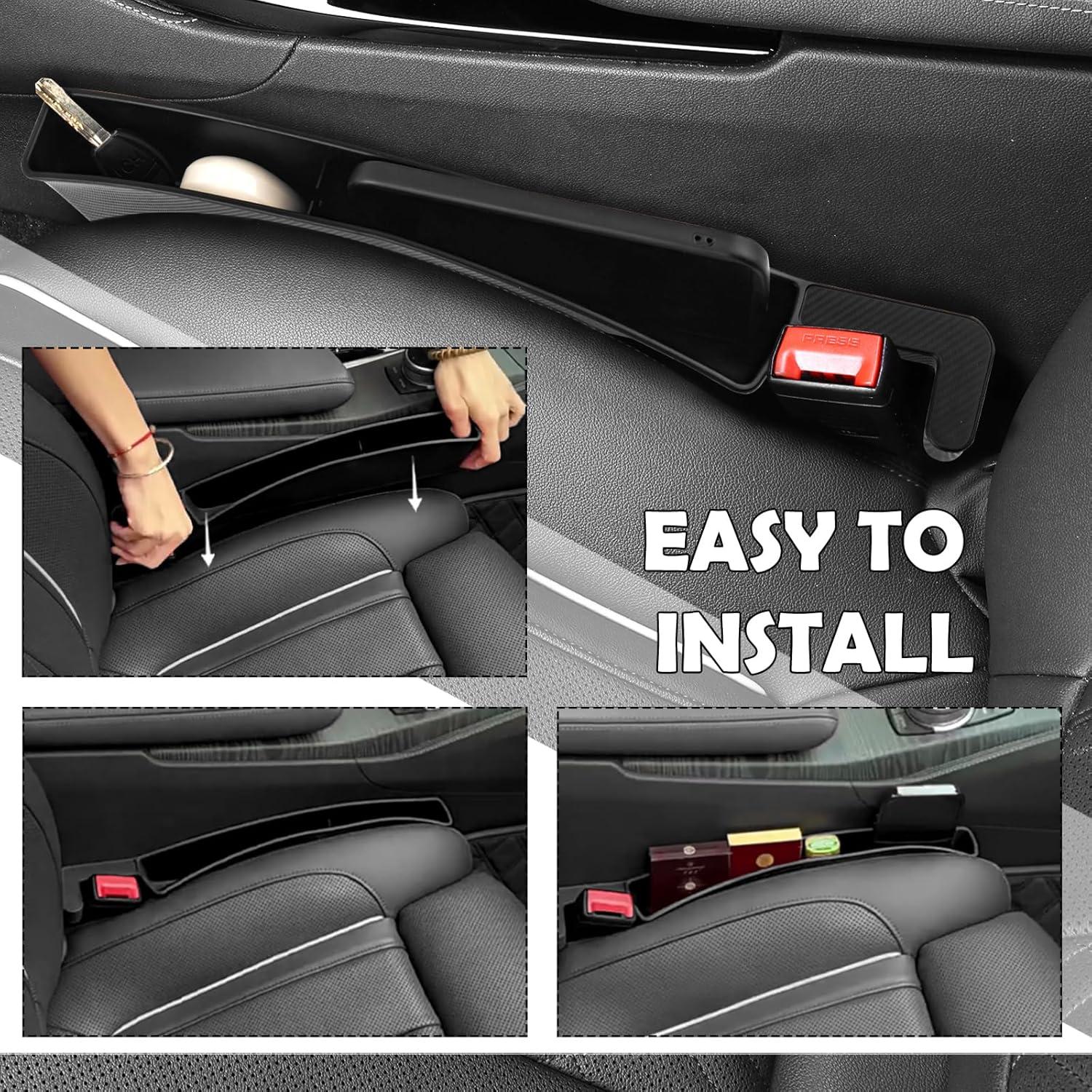 Organizador de Espacio entre Asientos de Coche YGDMD - Negro