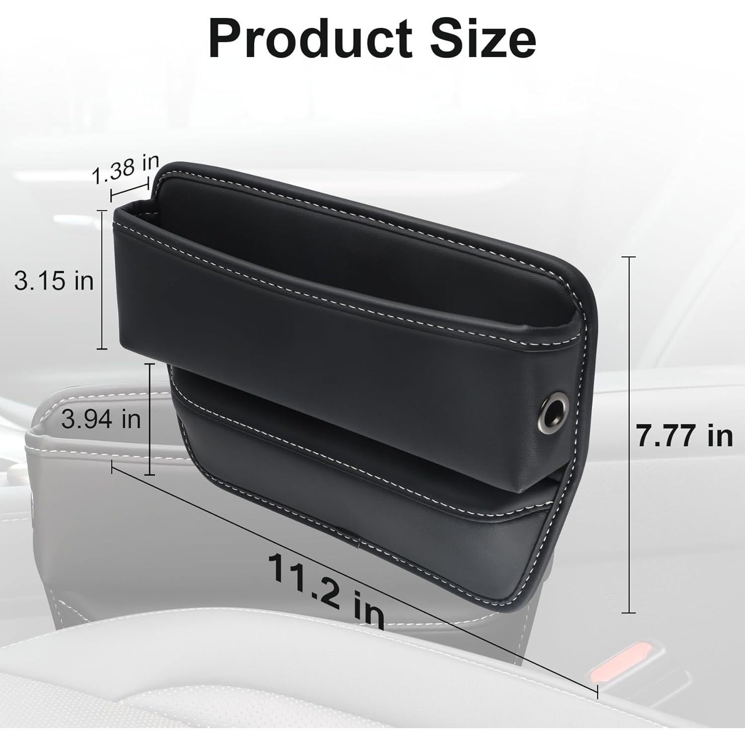 Relleno Organizador Espacio Asientos Auto Alpmosn - Negro