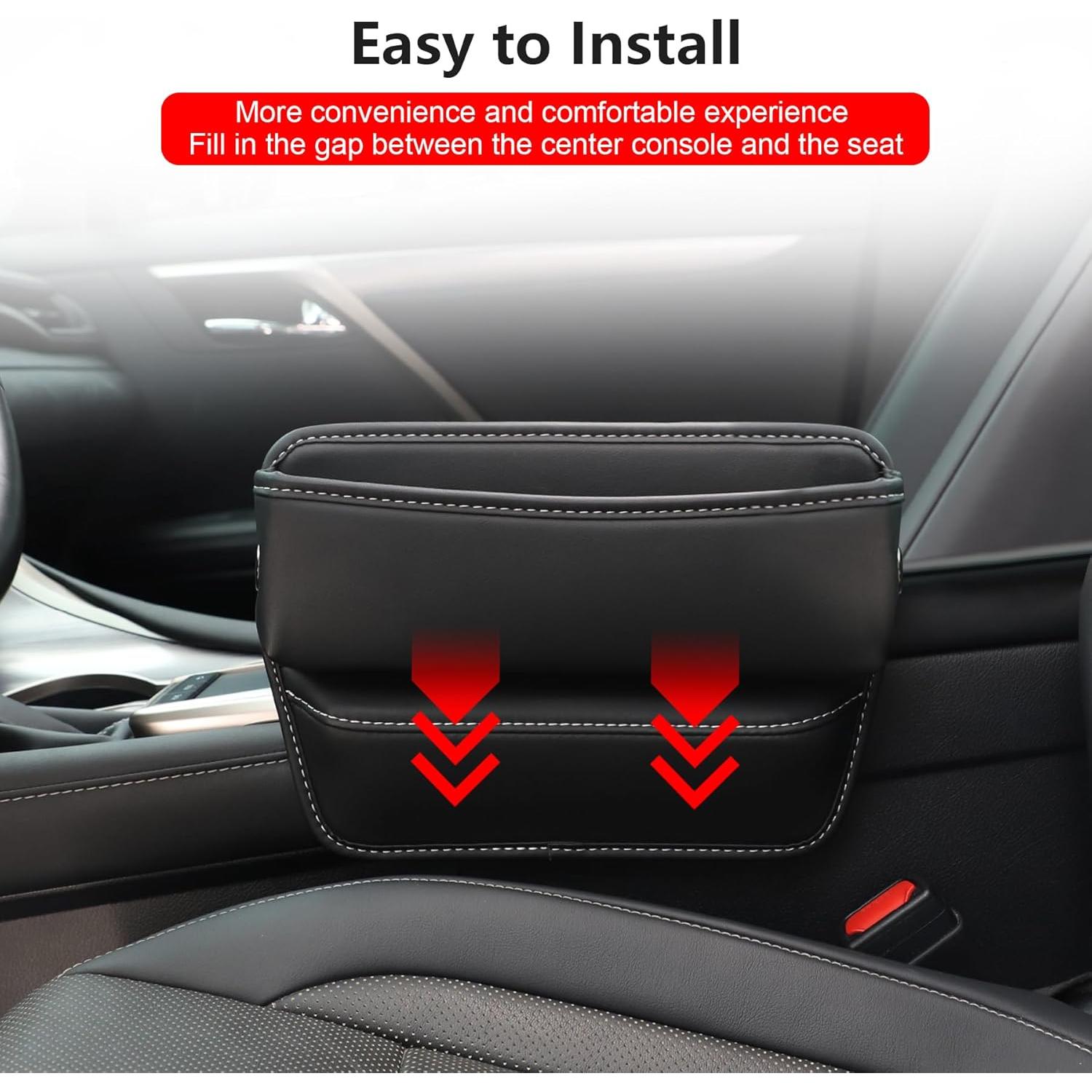 Relleno Organizador Espacio Asientos Auto Alpmosn - Negro